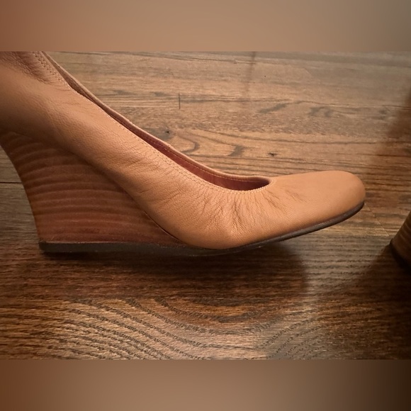 Lanvin Ballerina Wedge Heels Size 37.5 - Picture 5 of 10